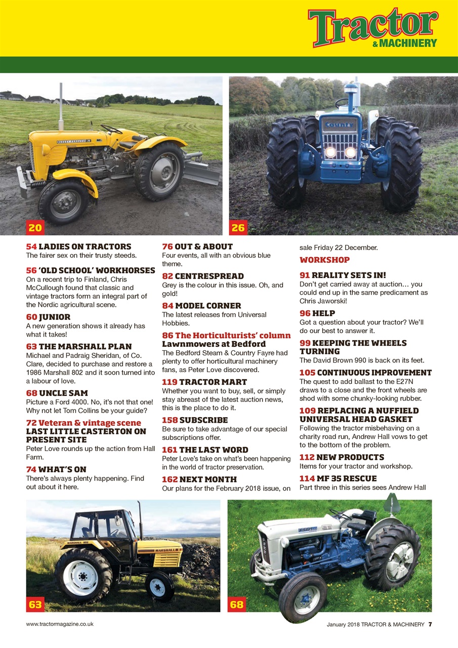 Tractor & Machinery Preview Pages