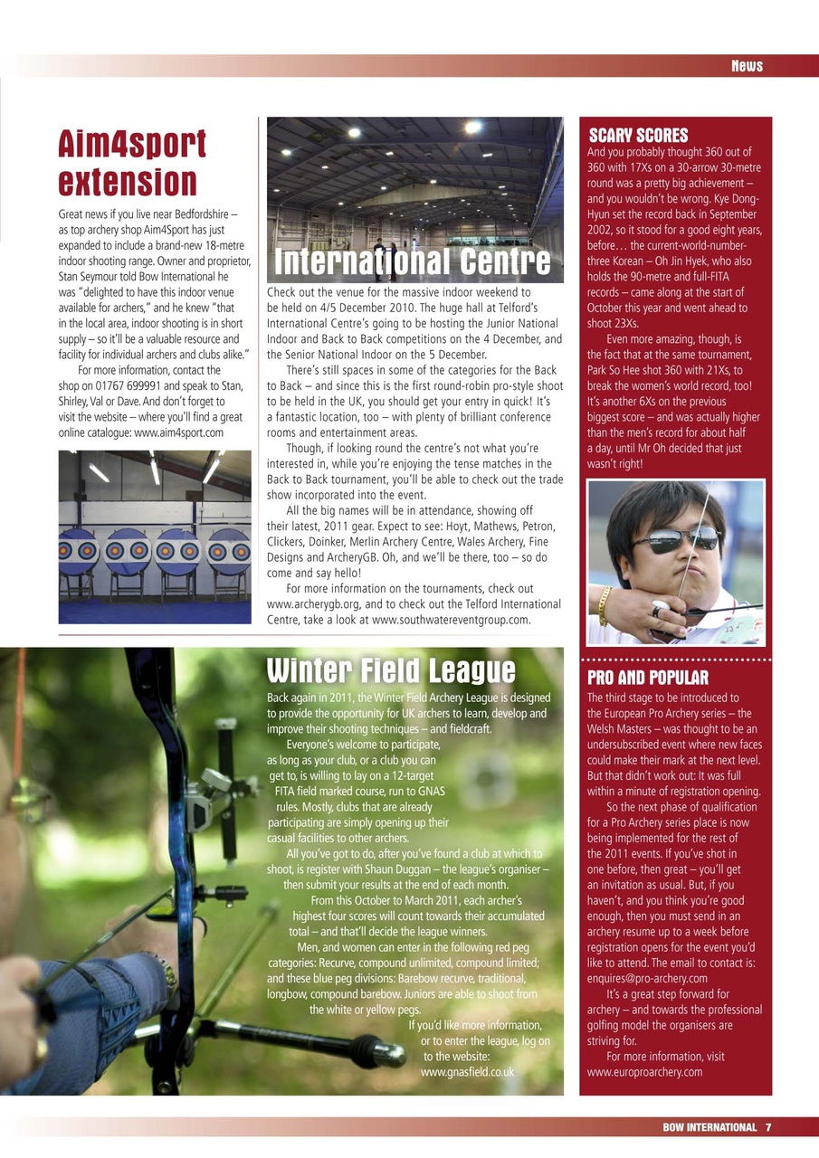 Bow International Preview Pages