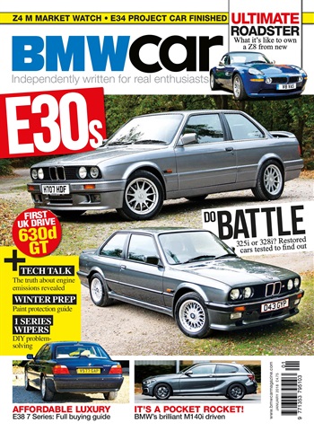 Total BMW issue January 2018