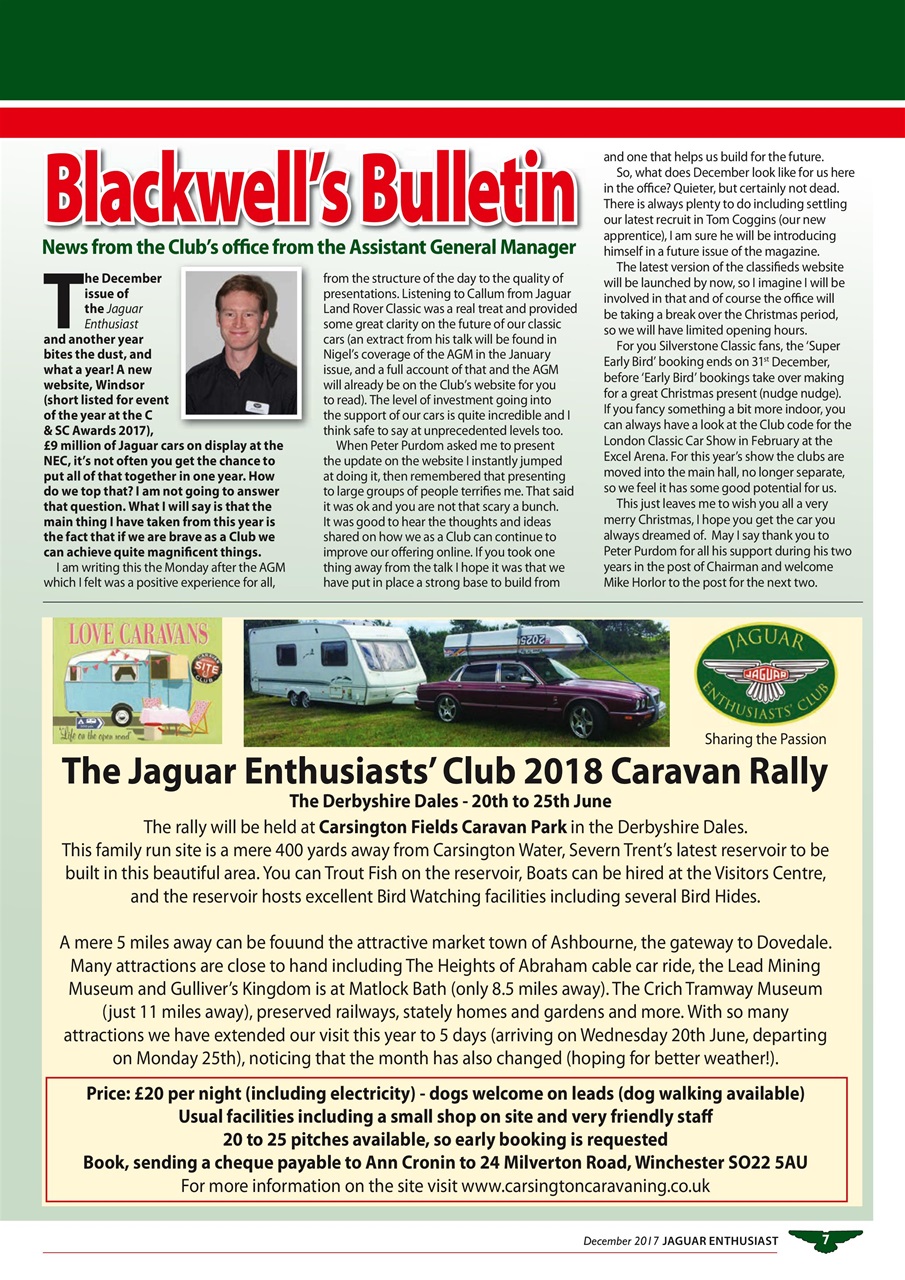 Jaguar Enthusiast Preview Pages