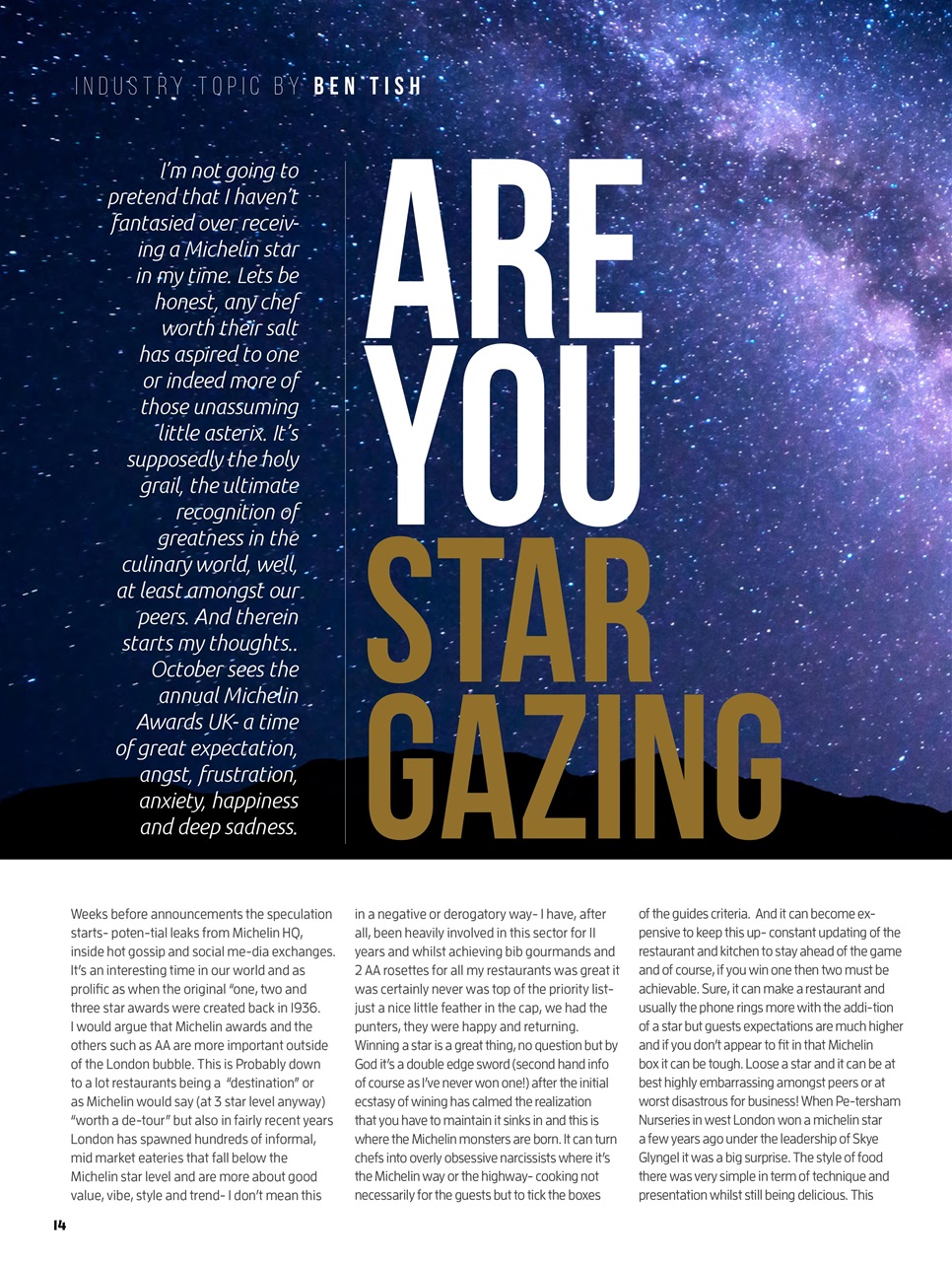 Chef & Restaurant Magazine Preview Pages