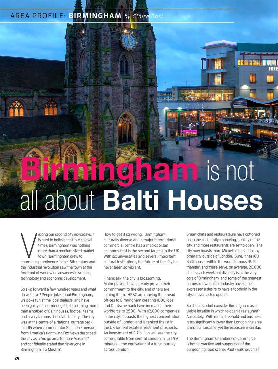 Chef & Restaurant Magazine Preview Pages