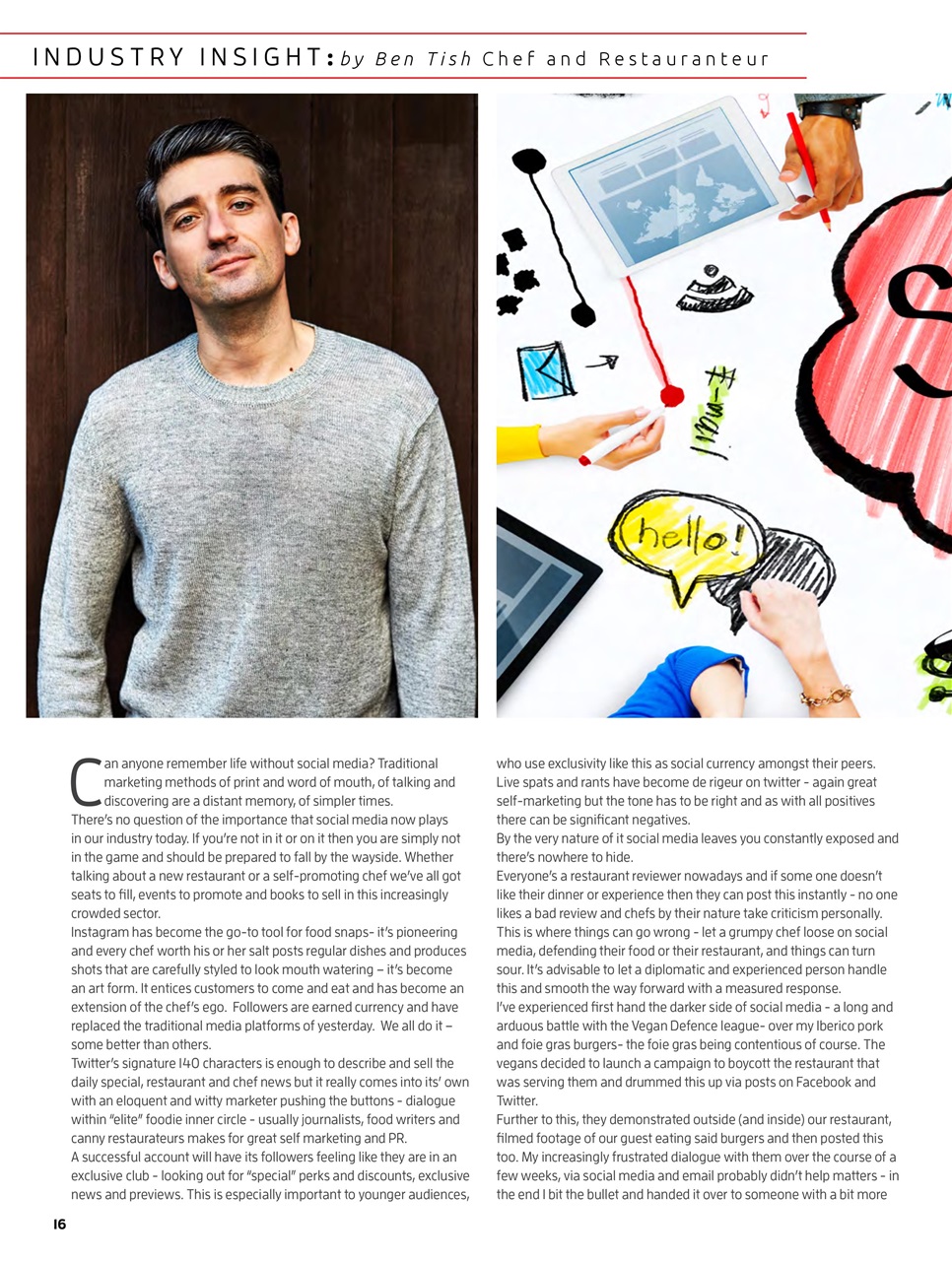 Chef & Restaurant Magazine Preview Pages