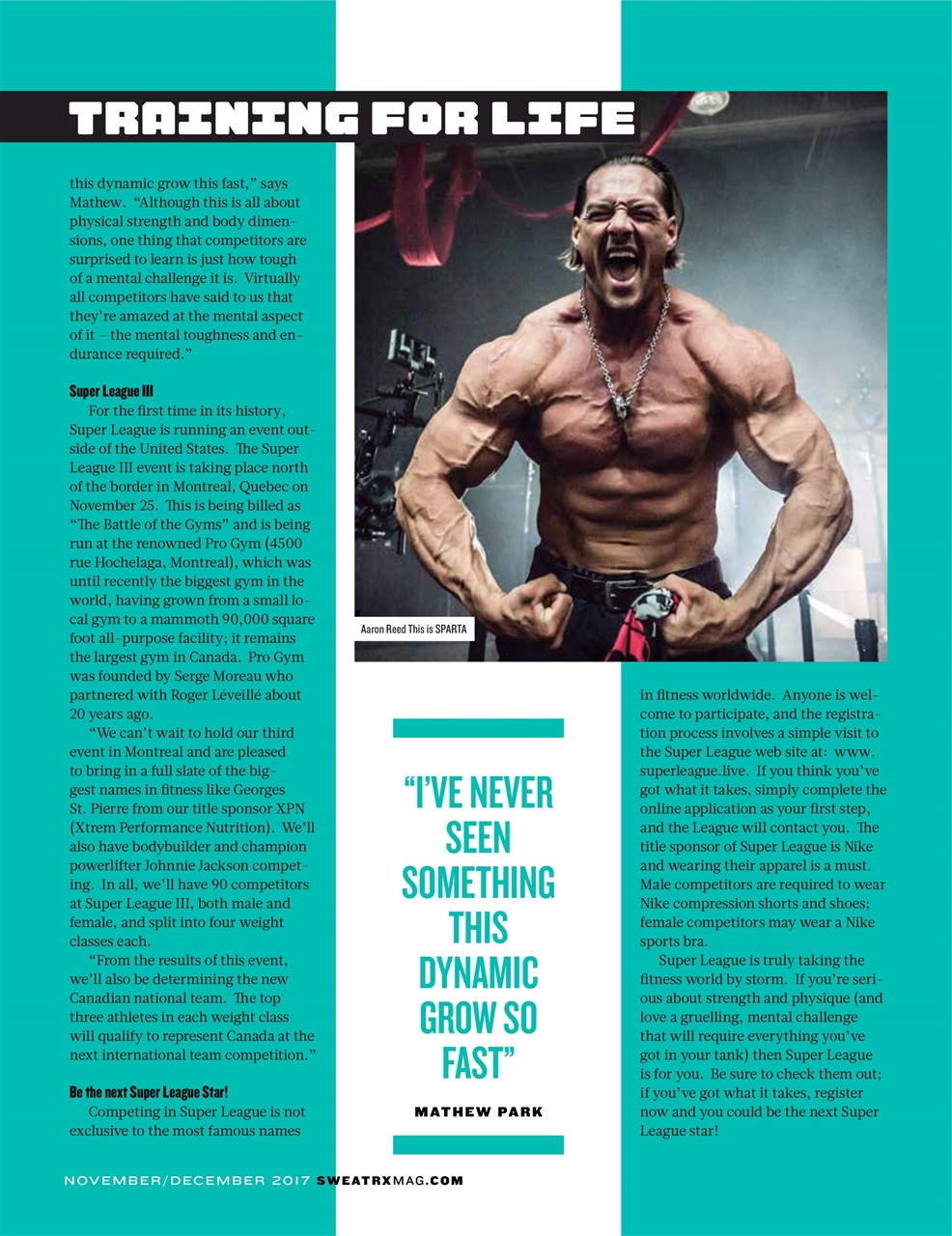 Sweat RX Preview Pages