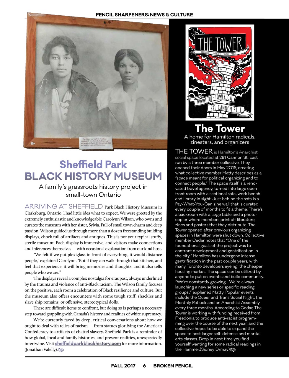 Broken Pencil Preview Pages