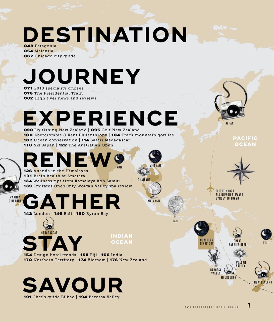 Luxury Travel Preview Pages