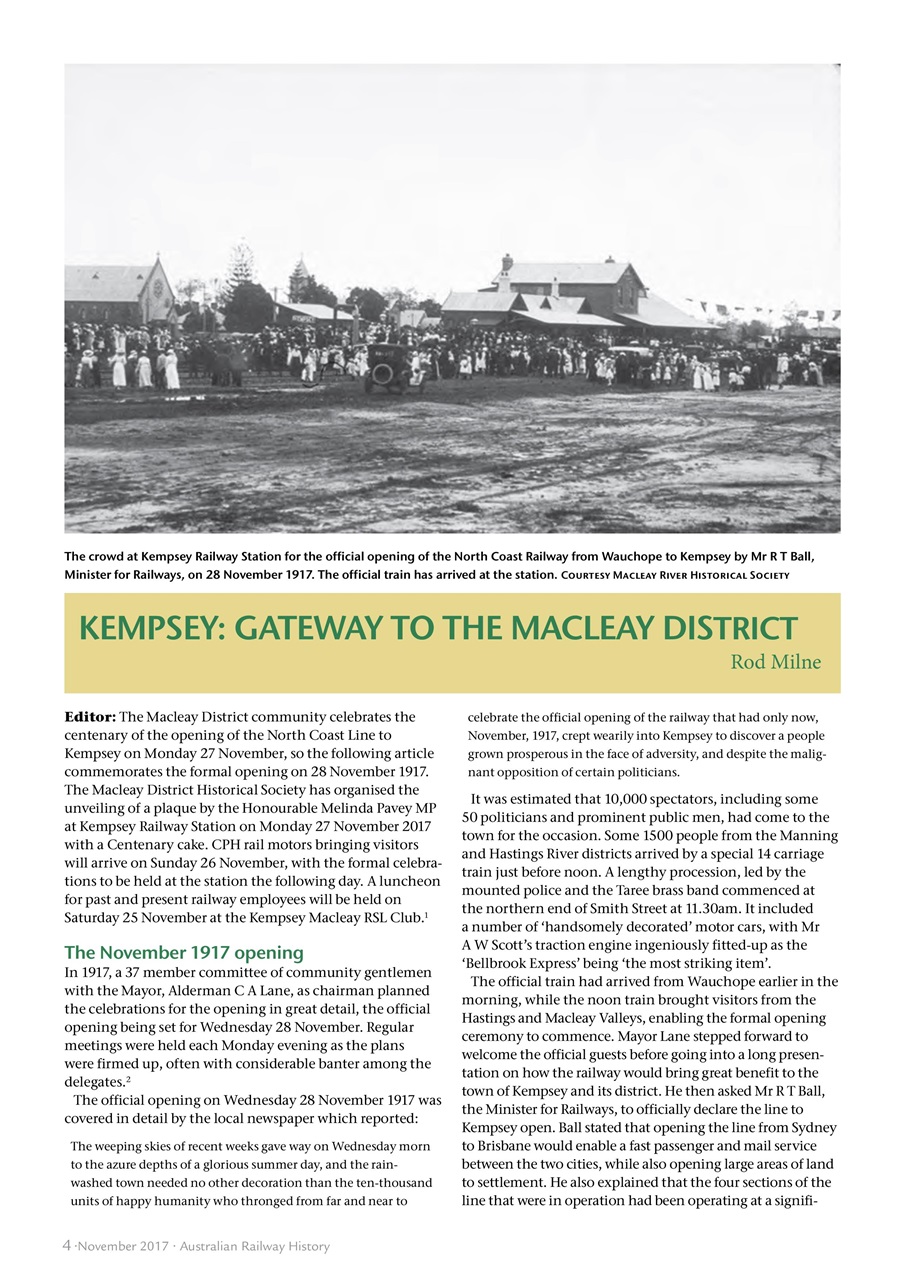 Australian Railway History Preview Pages