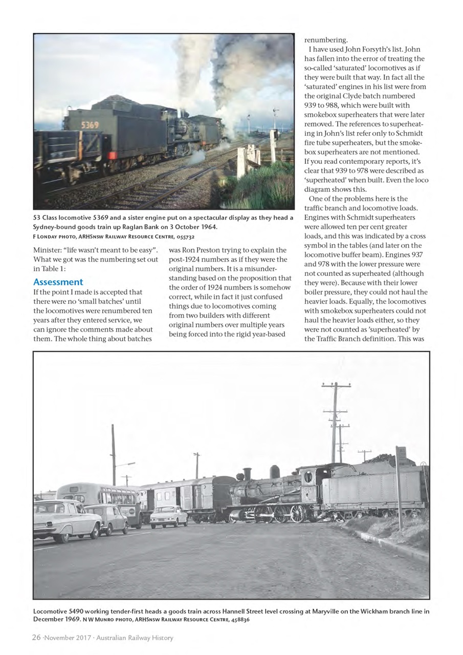 Australian Railway History Preview Pages