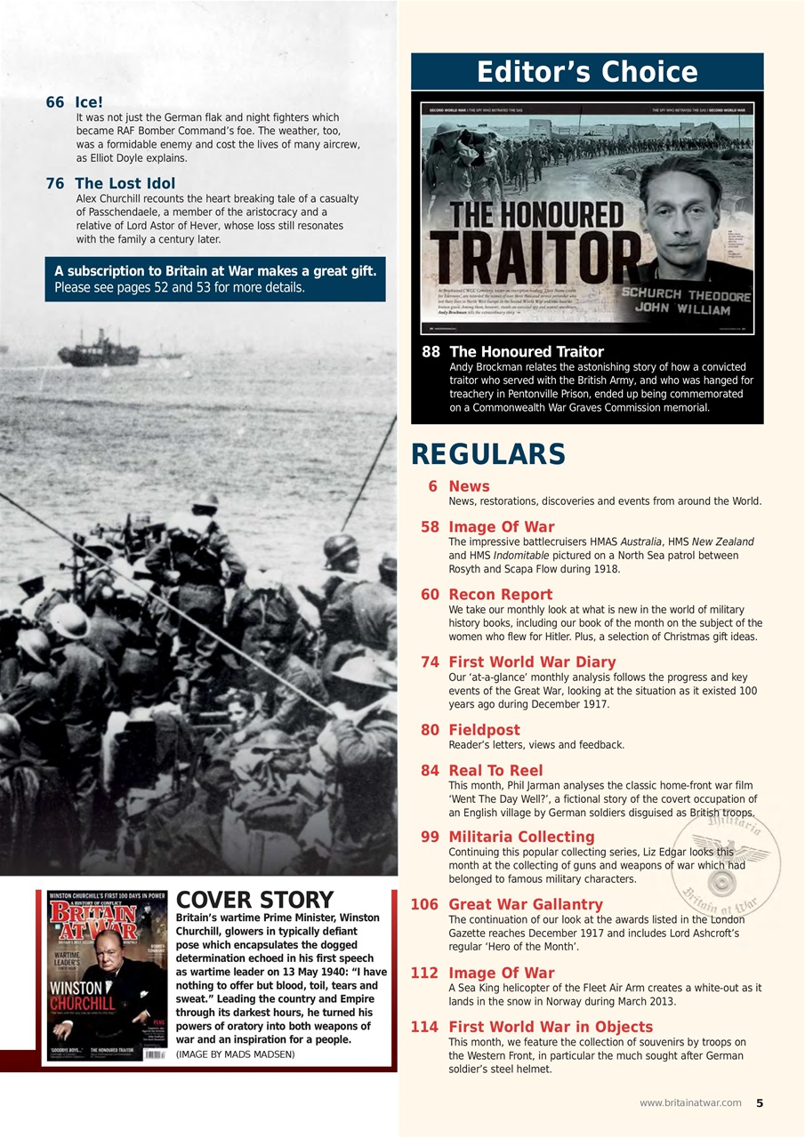 Britain at War Magazine Preview Pages