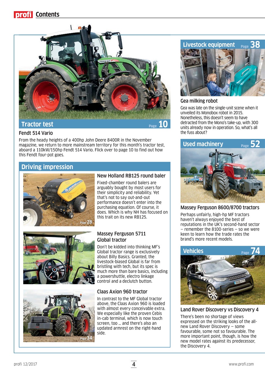 Profi International Preview Pages