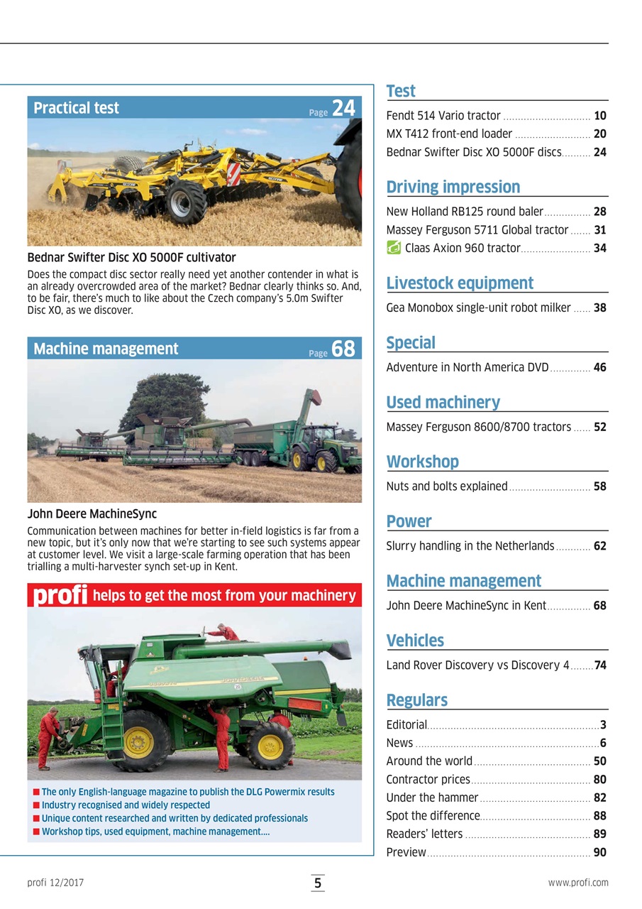 Profi International Preview Pages