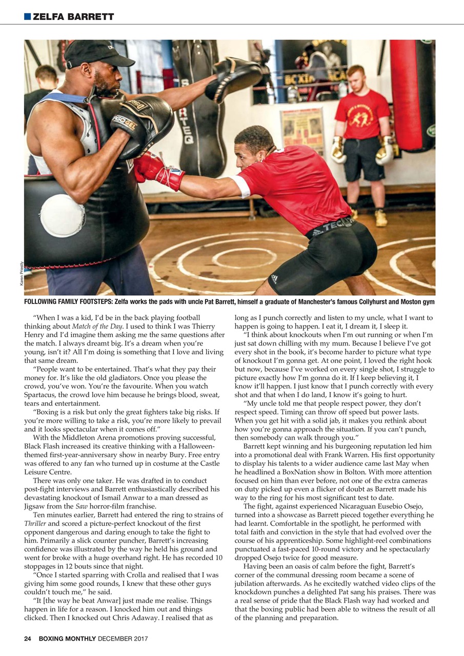 Boxing Monthly Preview Pages