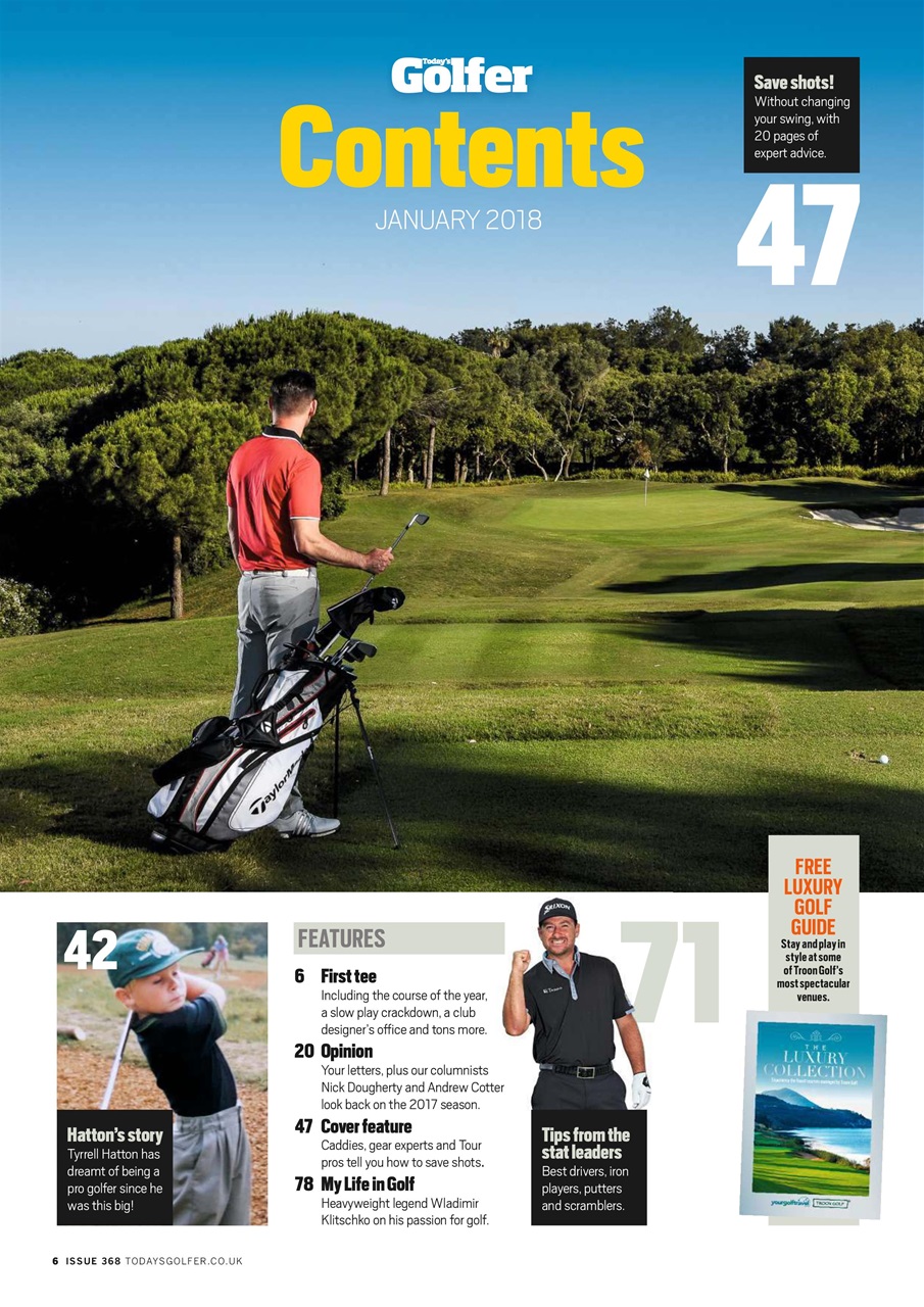 Today's Golfer Preview Pages