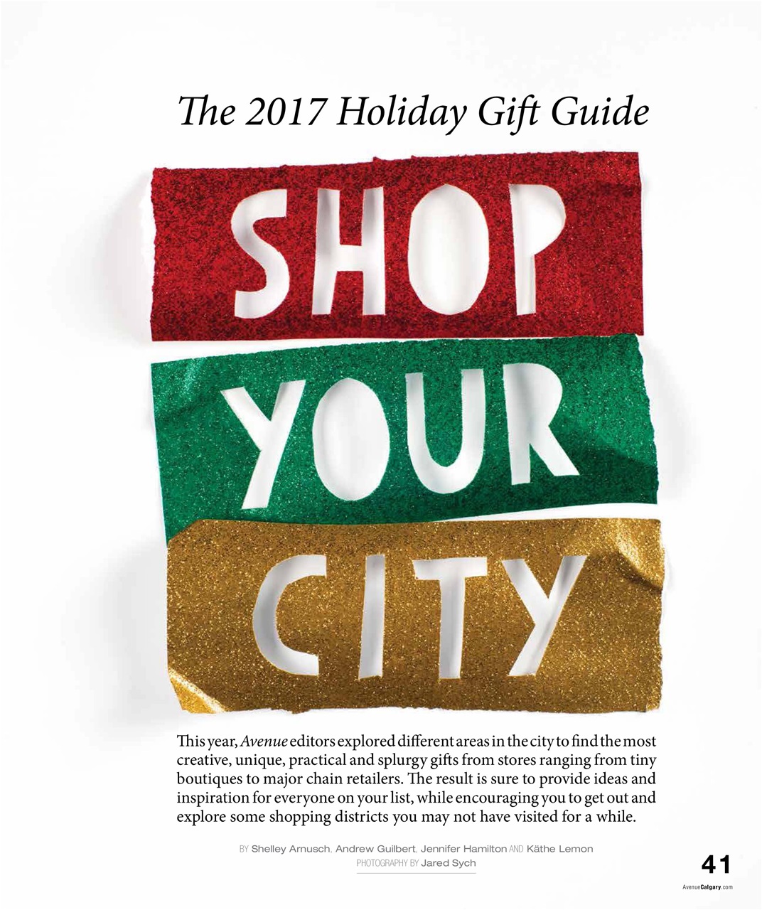 Avenue Calgary Preview Pages