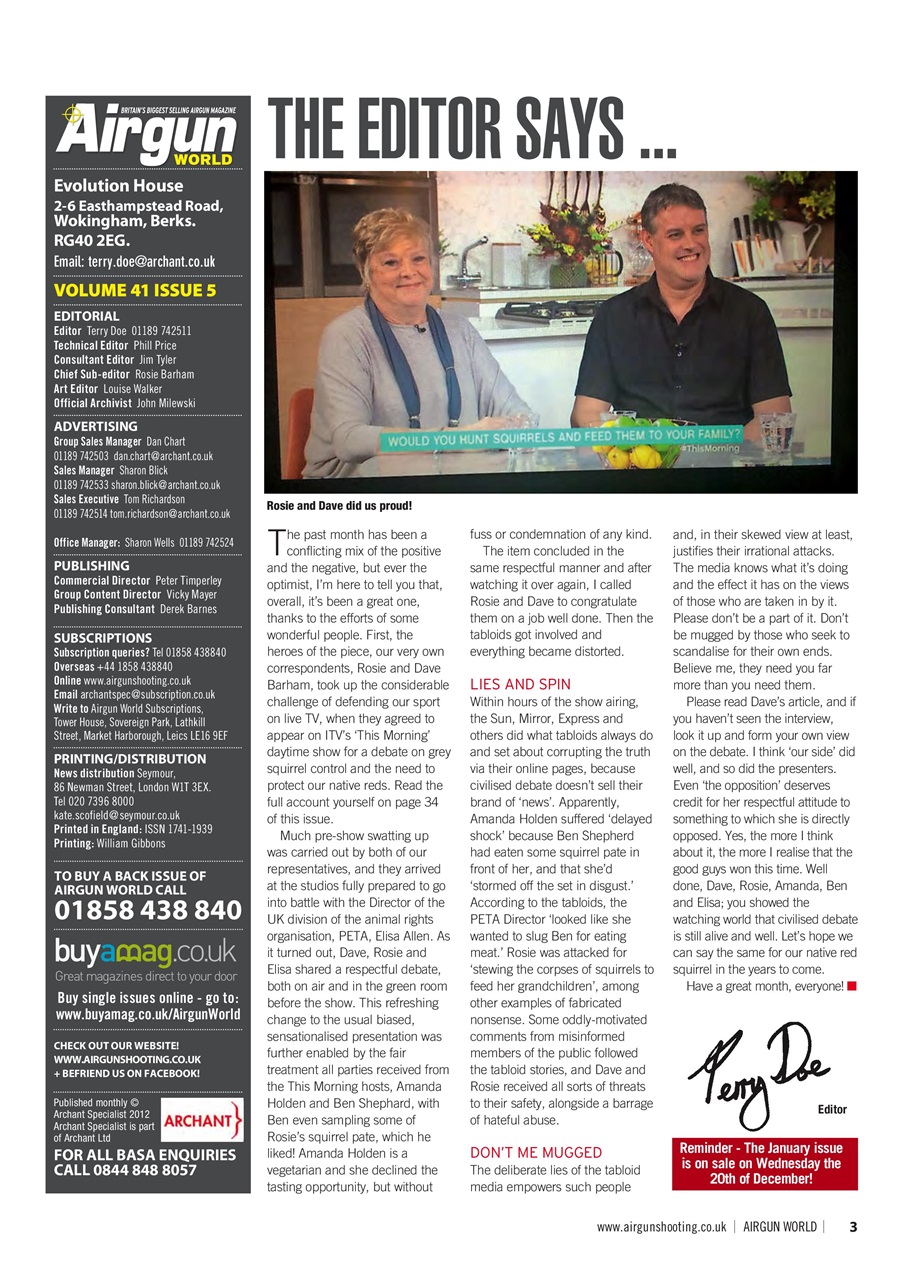 Airgun World Preview Pages