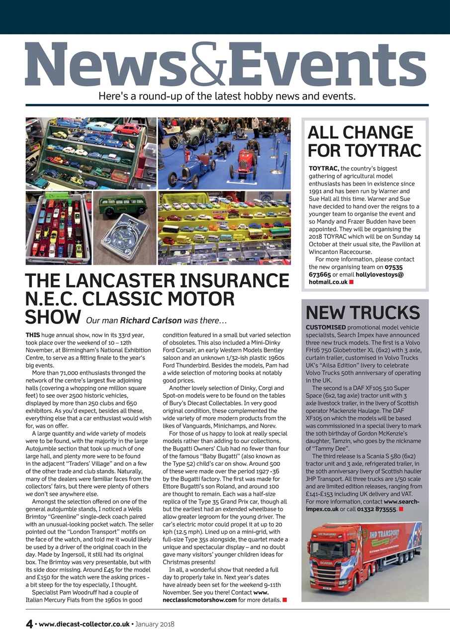 Diecast Collector Preview Pages