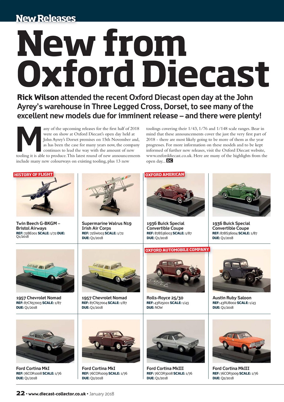 Diecast Collector Preview Pages