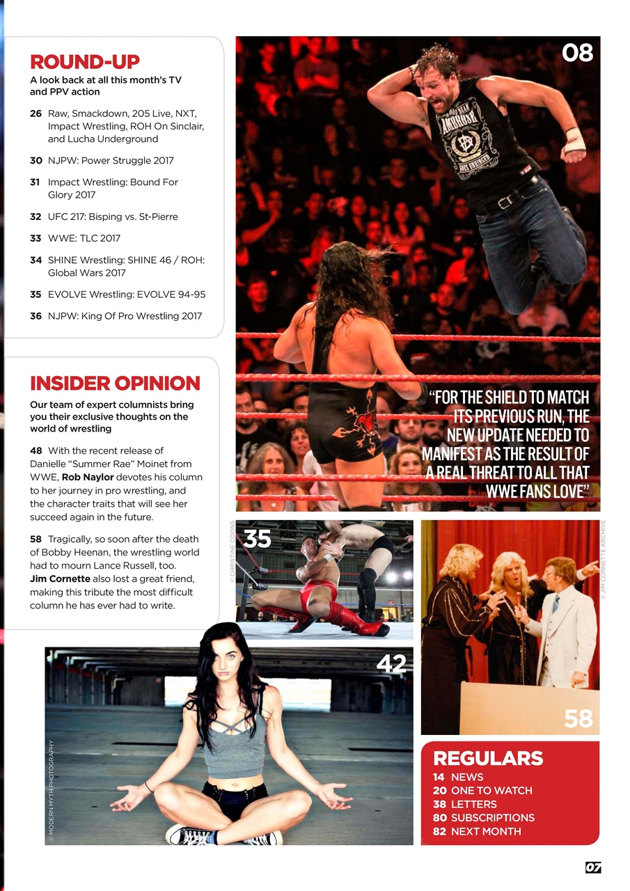 Wrestletalk Magazine Preview Pages