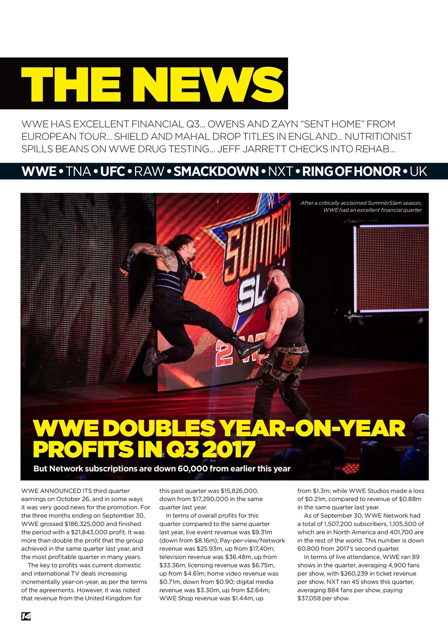 Wrestletalk Magazine Preview Pages