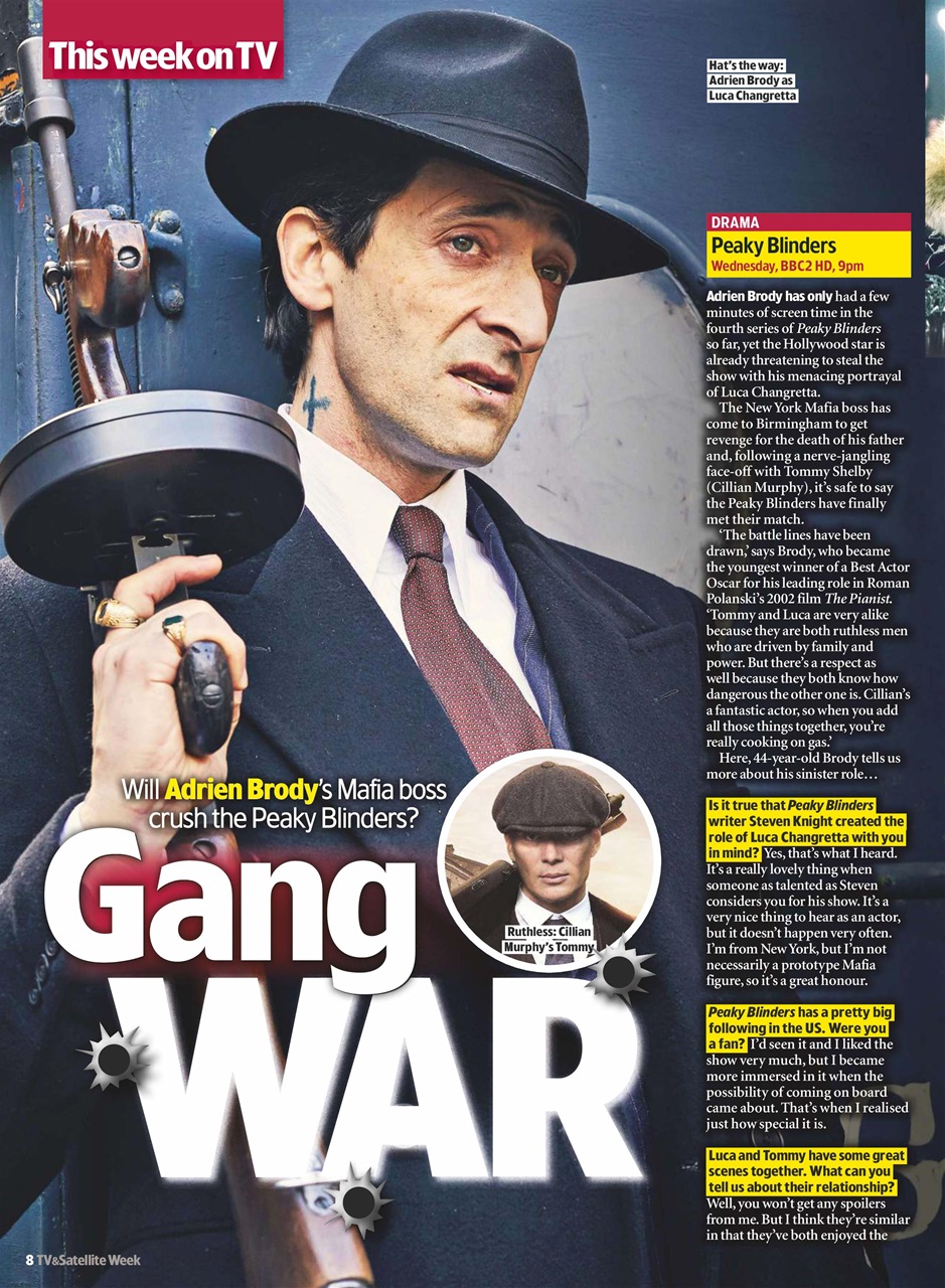 TV & Satellite Week Preview Pages