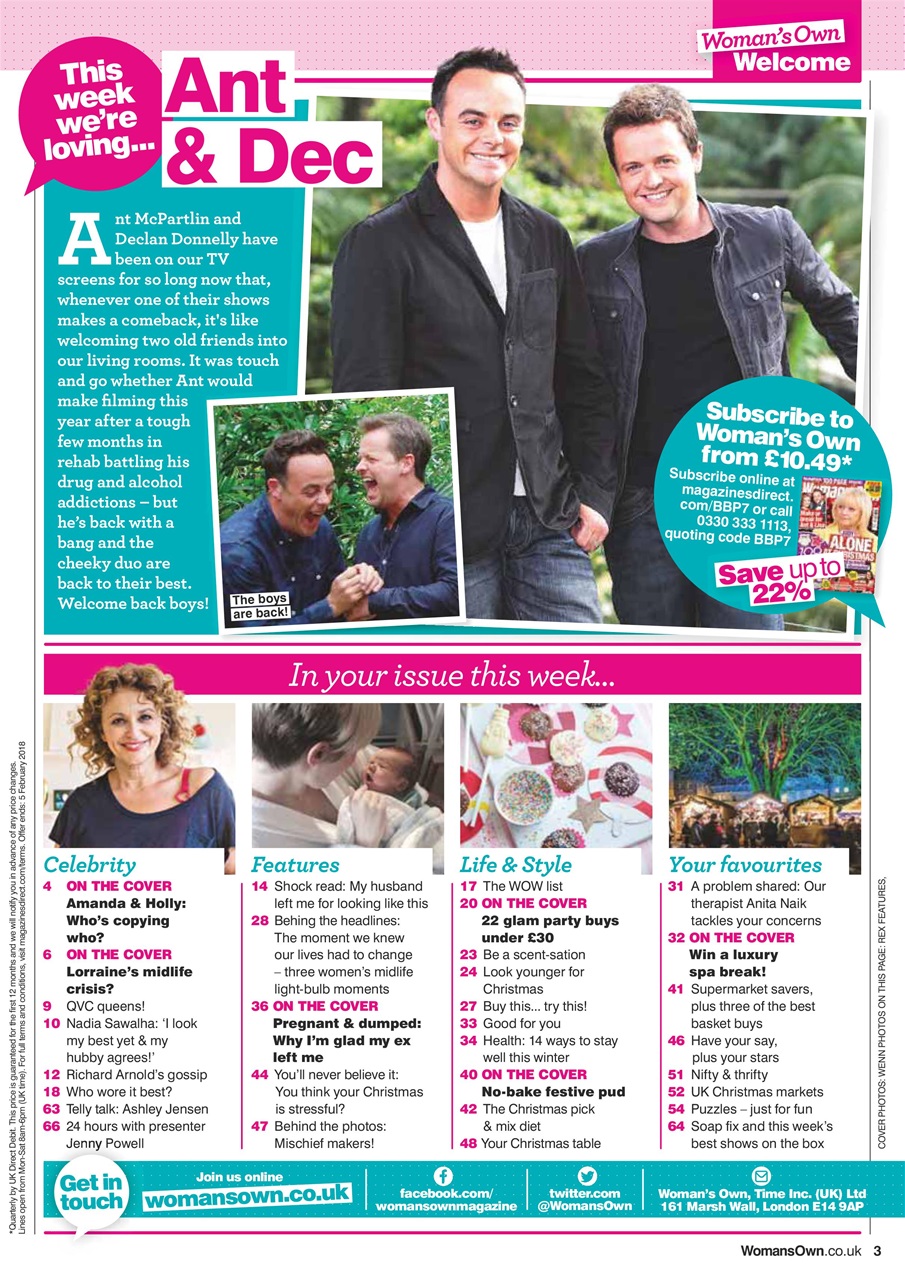 Woman's Own Preview Pages