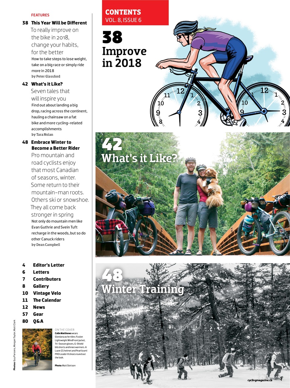 Canadian Cycling Magazine Preview Pages