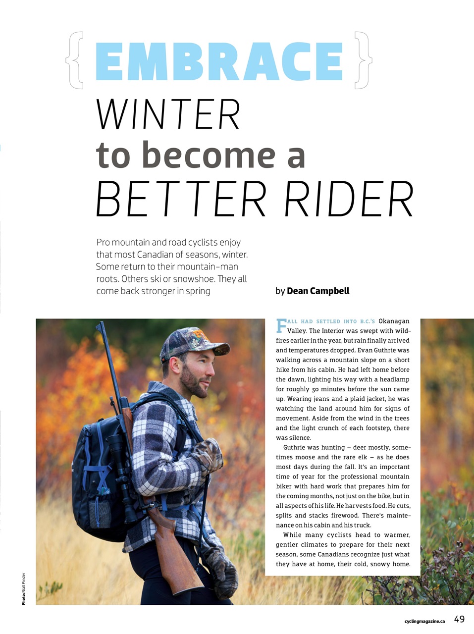 Canadian Cycling Magazine Preview Pages