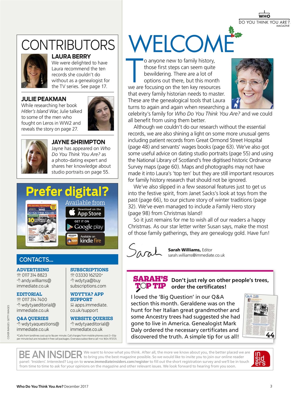 Who Do You Think You Are? Preview Pages