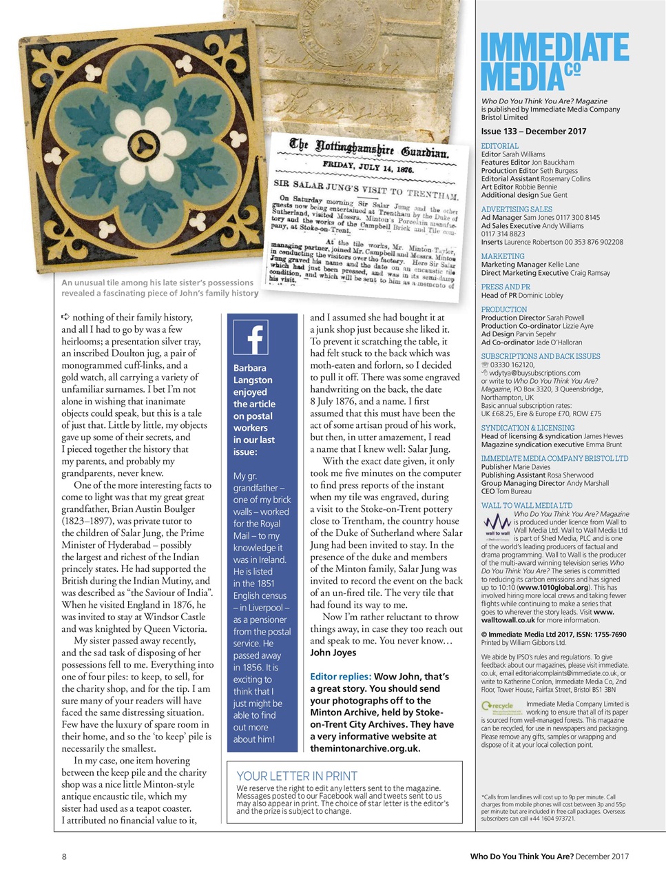 Who Do You Think You Are? Preview Pages