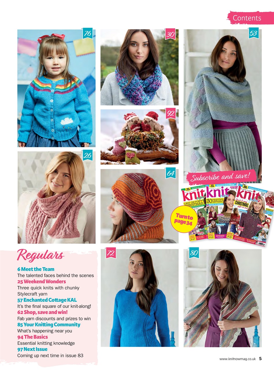 Knit Now Preview Pages