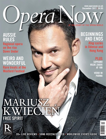 Opera Now issue December 2017