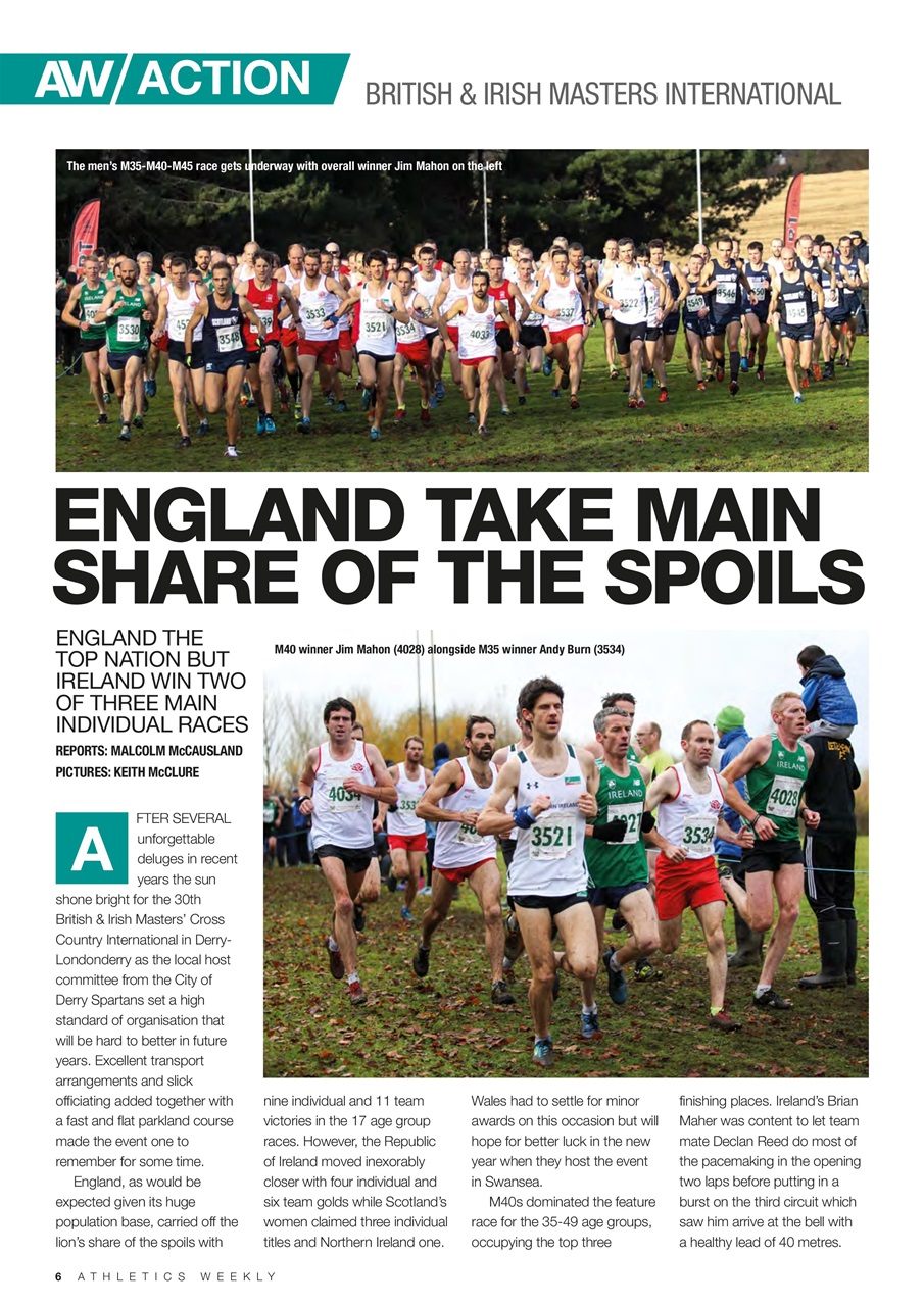 AW – Athletics Weekly Magazine Preview Pages