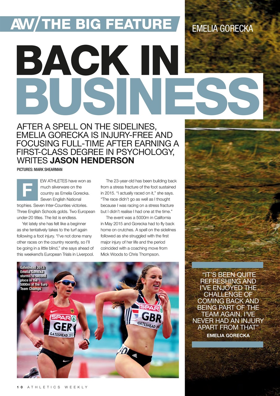 AW – Athletics Weekly Magazine Preview Pages