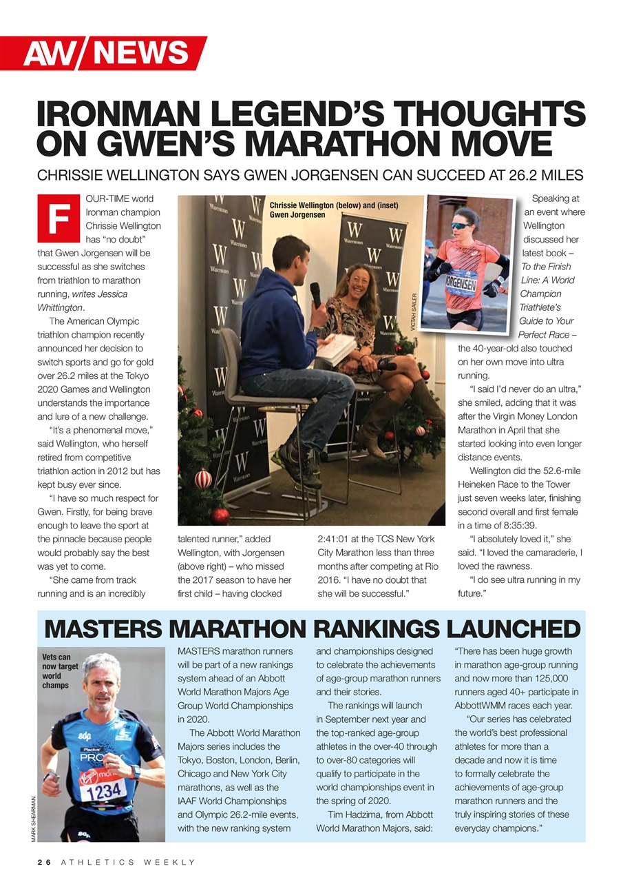 AW – Athletics Weekly Magazine Preview Pages
