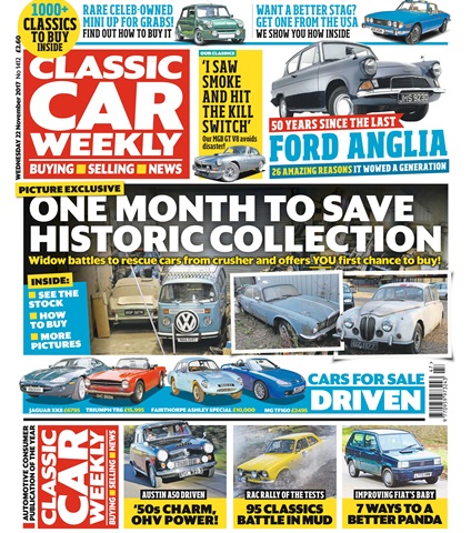 Classic Car Weekly issue 22nd November 2017
