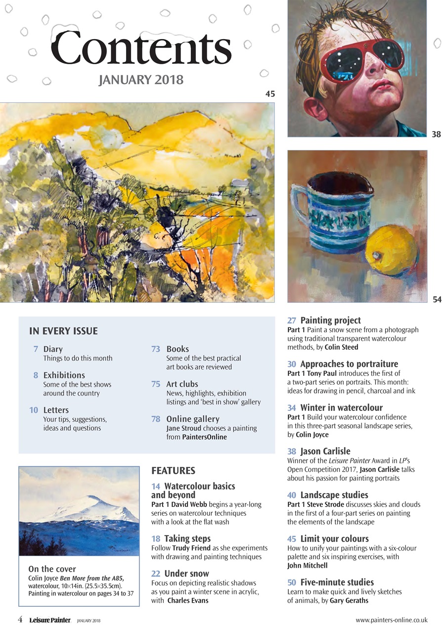 Leisure Painter & The Artist Preview Pages