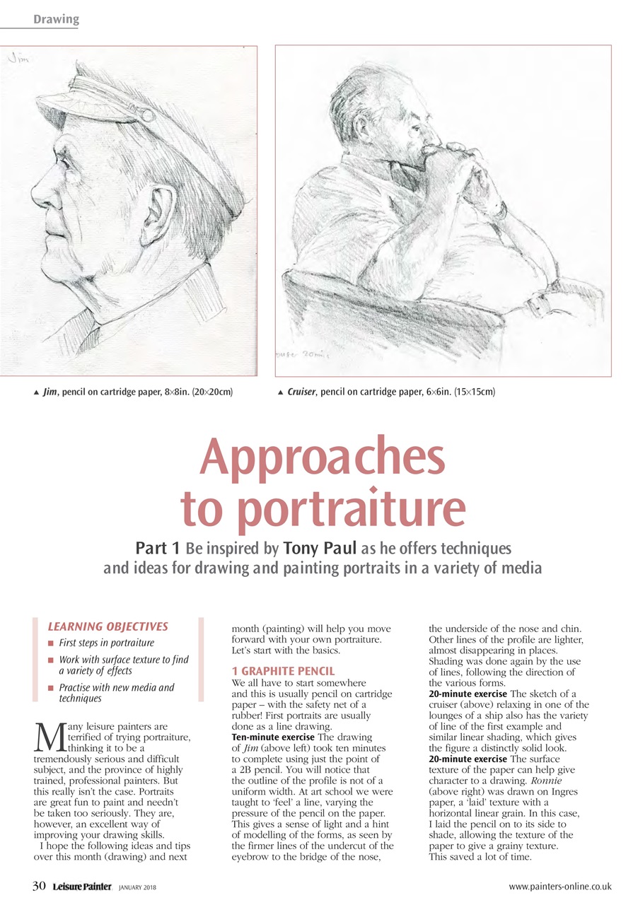 Leisure Painter & The Artist Preview Pages