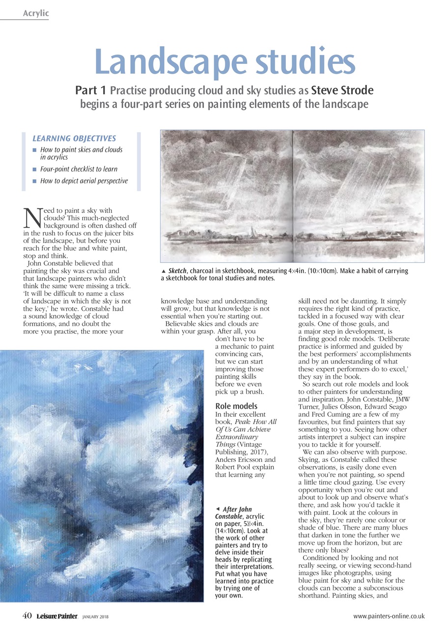 Leisure Painter & The Artist Preview Pages