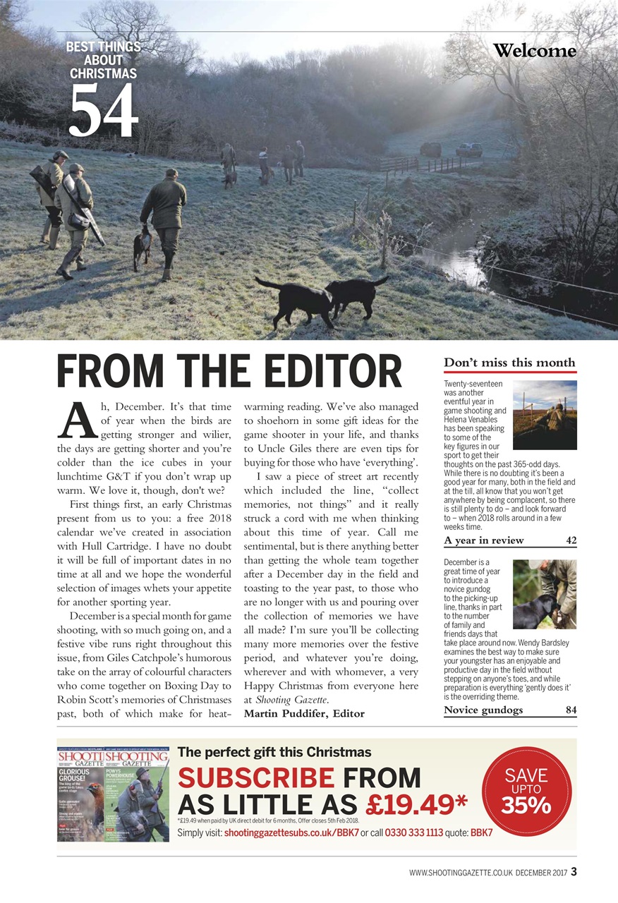 Shooting Gazette Preview Pages