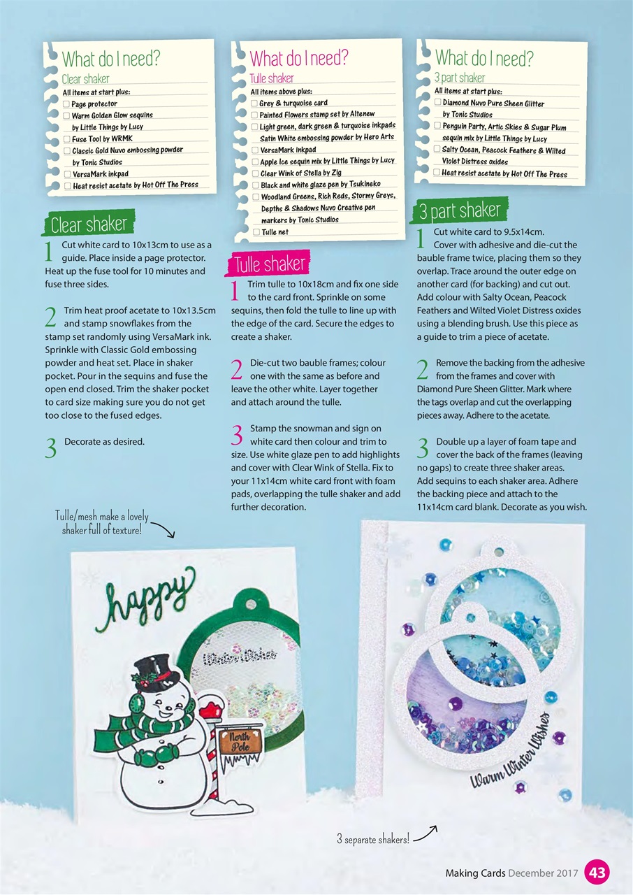 Making Cards & Papercraft Preview Pages