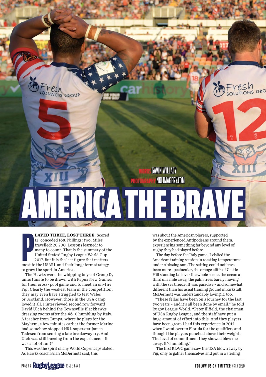 Rugby League World Preview Pages