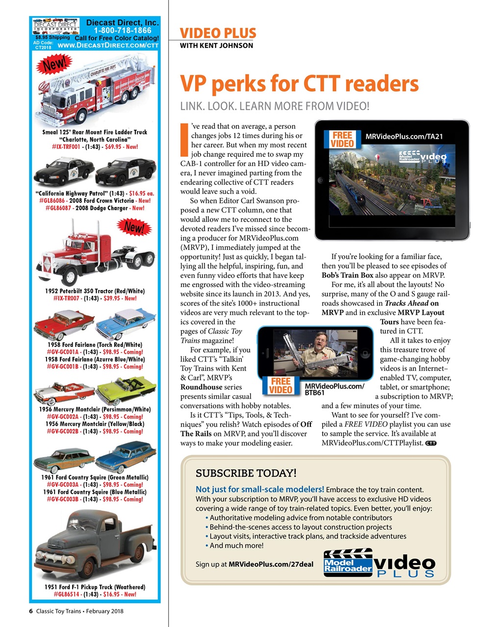 Classic Toy Trains Preview Pages