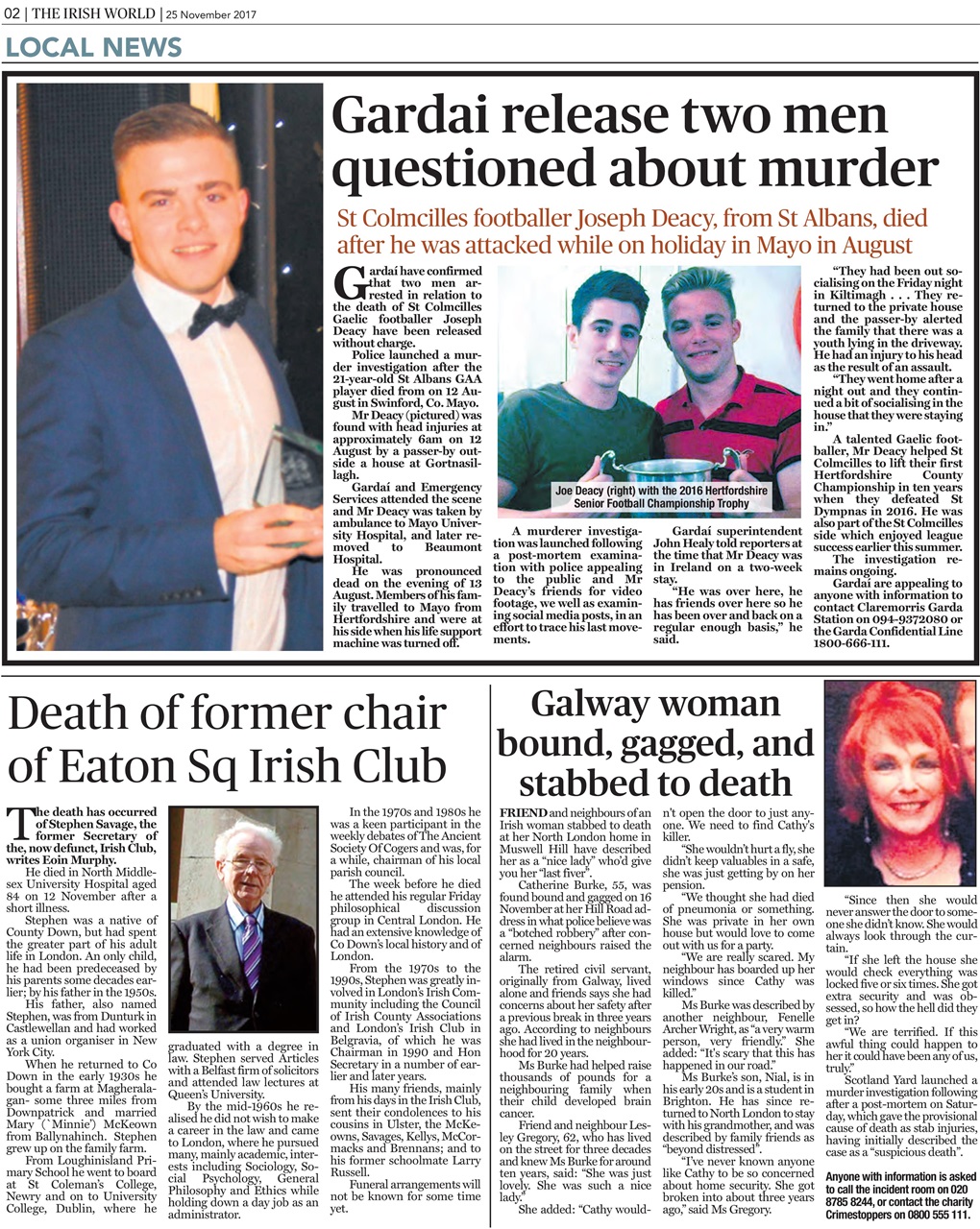 Irish World Preview Pages