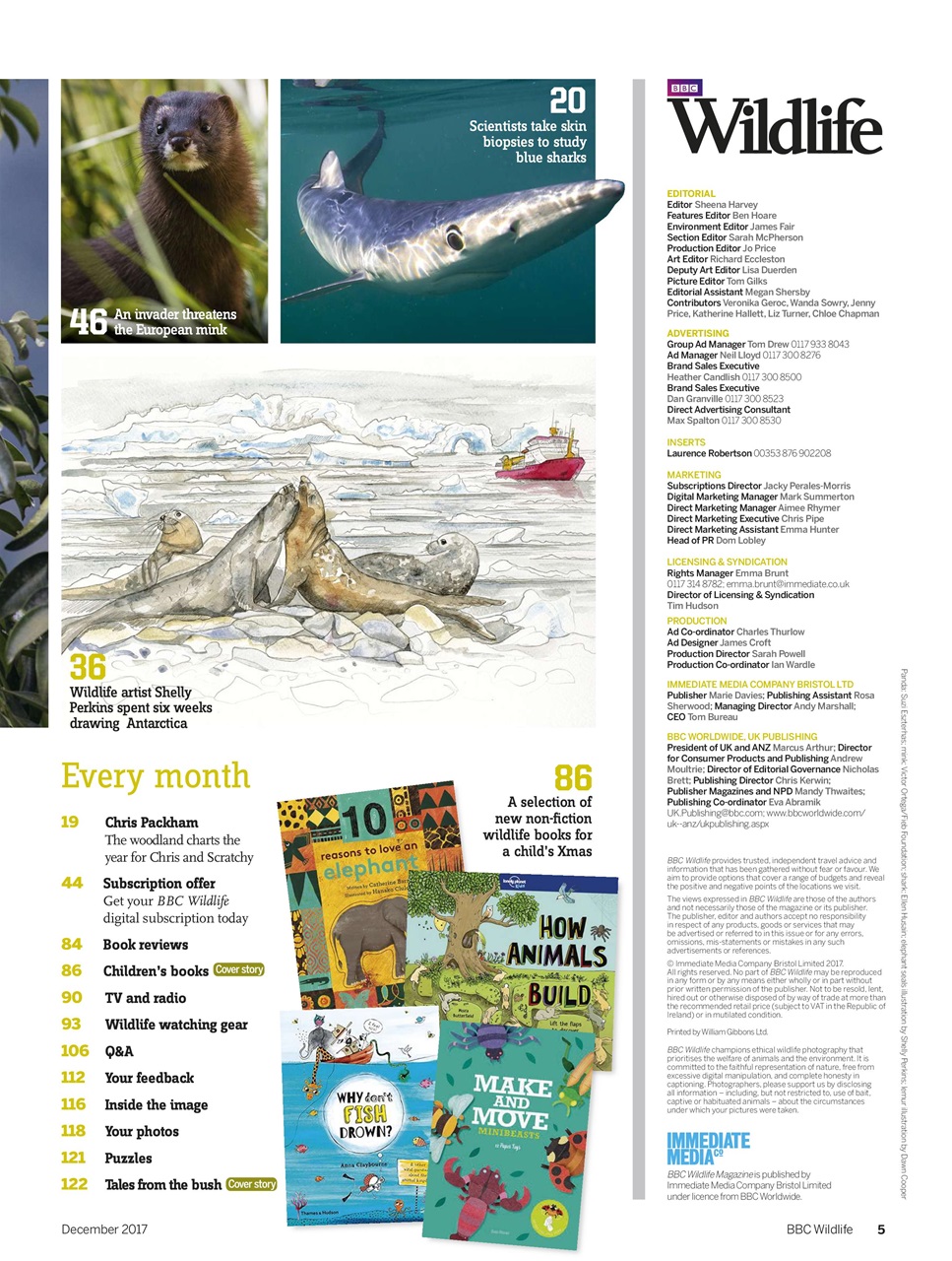BBC Wildlife Magazine Preview Pages