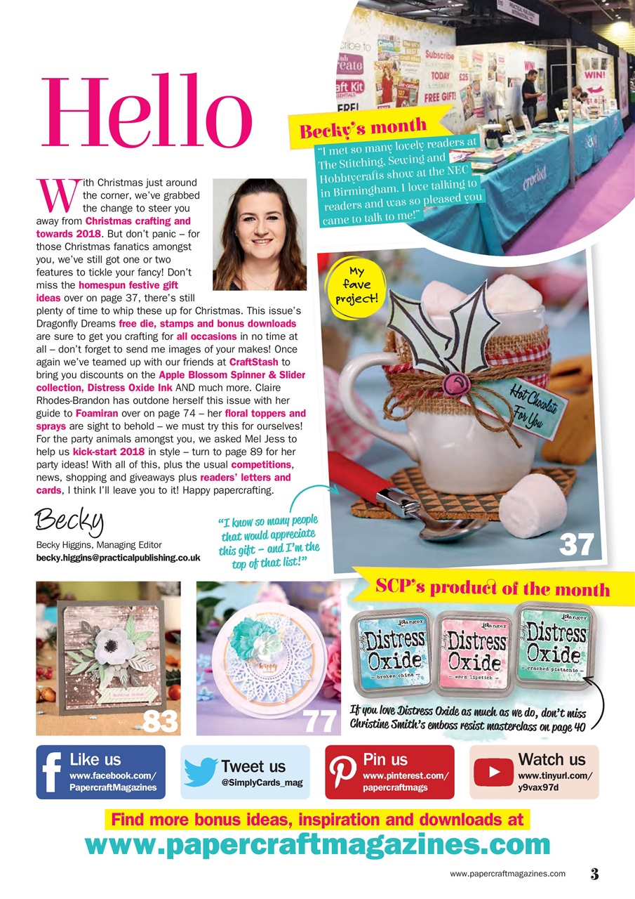 Simply Cards & Papercraft Preview Pages