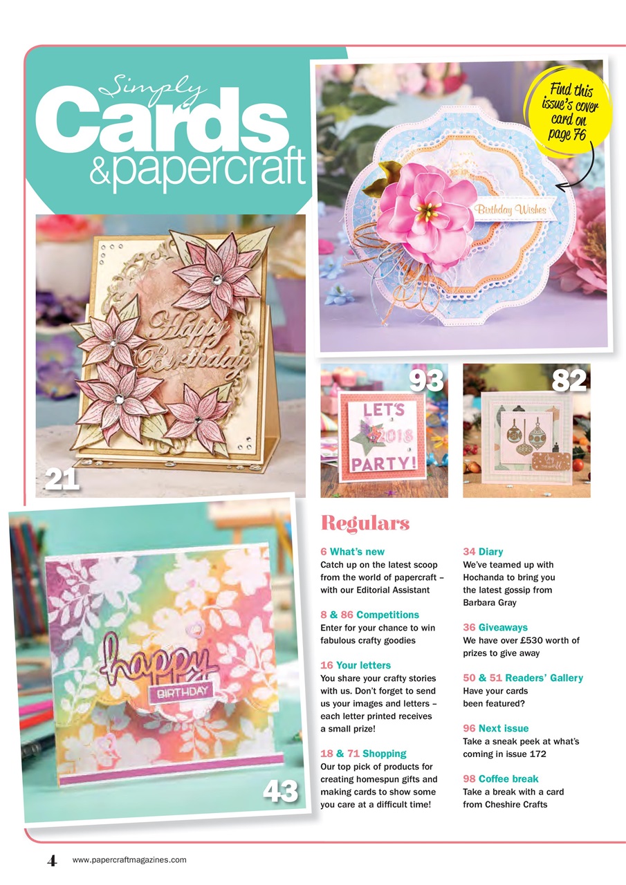 Simply Cards & Papercraft Preview Pages