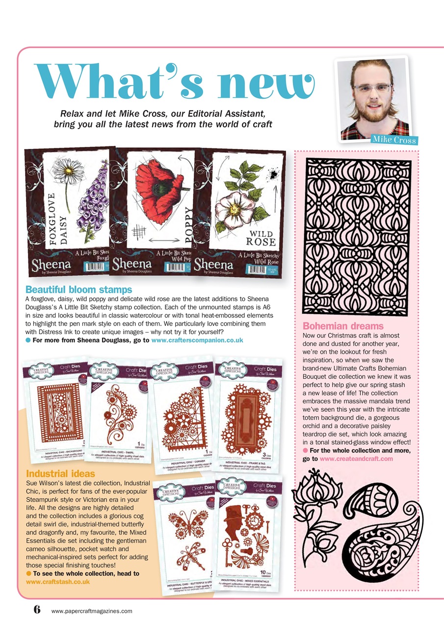 Simply Cards & Papercraft Preview Pages