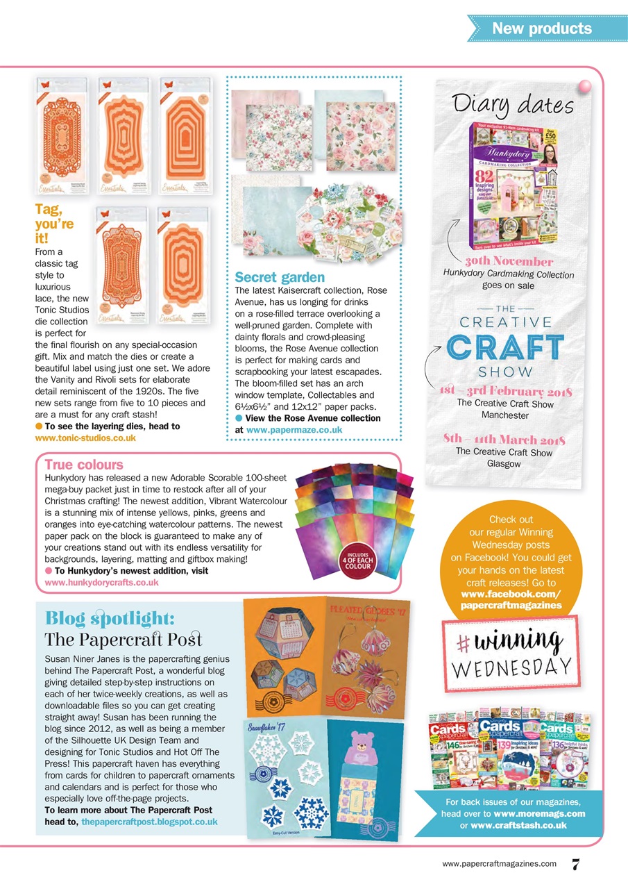 Simply Cards & Papercraft Preview Pages