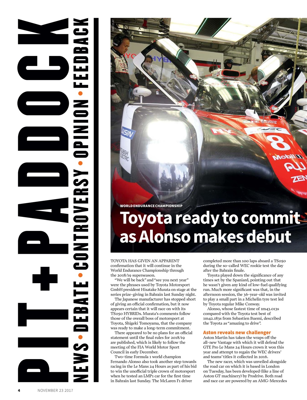 Autosport Preview Pages