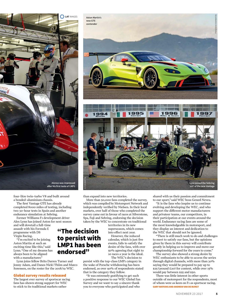 Autosport Preview Pages